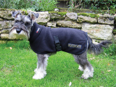 Polo Neck Coat, Black
