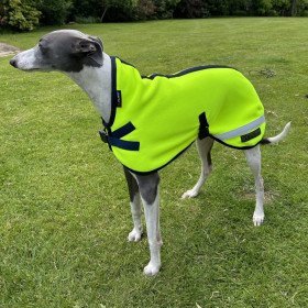 Dog Coat, Fluorescent Yellow