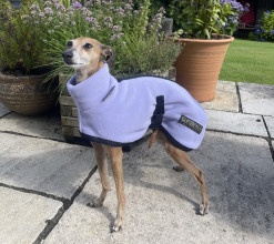 Polo Neck Coat, Lavender